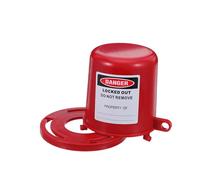 TEMPNAP Industrial Valve Lockout, Plastic Valve Lock, Red, Precision Control, High Temperature Resistant, for Hazardous Materials Pipelines and Fire Systems, Industrial Settings, Fire