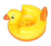 TEMPNAP Inflatable Baby Chair and Floating Seat for Infants Toddlers, Thickened Waterproof Baby Inflatable Couch with Yellow Animal Design, Portable Bath and Beach Support Seat for Boys