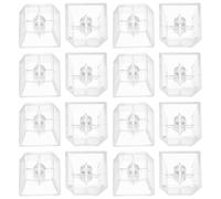 TEMPNAP Keycaps Abs 20pcs for Mechanical and Gaming Keyboards for Replacement Key Caps High Transparency with Stunning Visual Effect, Suitable for Professional Gamers and Office Users