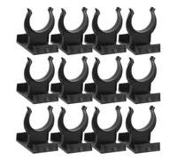 TEMPNAP Kitchen Cabinet Kick Board Clips Opening Diameter 27mm 12 Sets Plastic Plinth Clips with Anti-Slip Buffering Effect for Furniture Cabinet Feet Suitable for Homes and Hotels