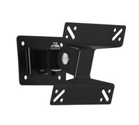 TEMPNAP Lcd Tv Holder Rotatable Adjustable Angle Steel Metal Shaft Bracket Suitable for Hole Spacing 75/100mm Easy to Install Black Tv Wall Mount for Home Entertainment