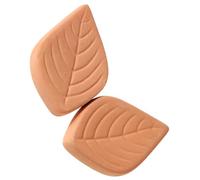 TEMPNAP Leaf Shape Terracotta Sugar Keeper 2pcs Portable Softener for Brown Sugar Food Storage at Home