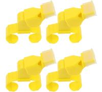 TEMPNAP Loud Sports Whistles with 4pcs for Coaches and Referees, Portable Abs Material Whistle Set for Outdoor Survival and Daily Use, Suitable for Football Basketball Volleyball