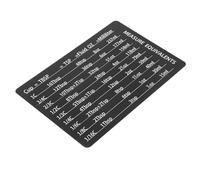 TEMPNAP Magnetic Kitchen Conversion Chart Kitchen Conversion Chart Magnet 4.72x3.14x0.08in Pvc Magnetic Design Lightweight Baking Accessories and Baking