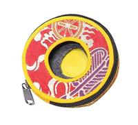 TEMPNAP Meditation Cymbal Bell Storage Bag Large Pouch for Tibetan Bells Handcrafted Unique Patterns for Meditation and Sound Therapy Random Colors