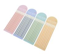 TEMPNAP of Assorted Colour Pet Highlighter Strips and Sticky Tabs 4 Books Soft Texture that Cover Text Without Blocking, Simple Design for Reading Suitable and Beginners