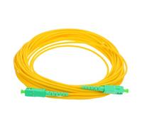 TEMPNAP Optical Fiber Patch Cord Low Insertion Losses Single Mode G652d Simplex with Pvc Jacket, 3 Meters Length and Fast Stable Transmission for Data-centers and Telecommunication