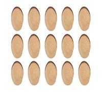 TEMPNAP Oval Wood Slices DIY Wedding Decors Wooden Circles for Reception Decorations Wood Discs