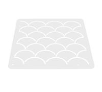 TEMPNAP Patchwork Tool Embroidery Template Presser Lines for Quilting, Made of Sturdy Pp Material, Efficient and Practical for Craft Projects and Simple Hand Sewing