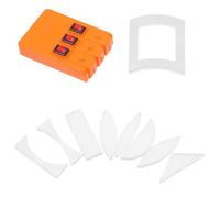 TEMPNAP Physics Optical Experiment Kit with Plastic Lenses and Other Optical Components for Hands-on Experiments Suitable for Laboratory Research and Home Use