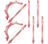 TEMPNAP Pink Aluminum Foil Cupid Arrow Balloon Performance Prop Set for Valentine Celebration Decor and Cosplay with Unique Design and Versatile Use for Outdoor Fun