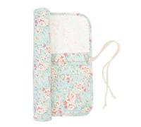 TEMPNAP Pink Large Capacity Pencil Roll Pouch Made of Cloth, Protects Painting Brushes for Travelers Who Love Painting, Convenient Storage and Organiser for Artist Oil and Watercolour