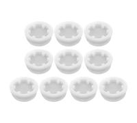 TEMPNAP Plastic Bucket Lid Easy Install and Remove 10pcs for 200l Oil Drum, Barrel Seal Caps with Leakproof Cover for Chemical Barrels and Storage Use