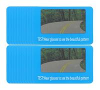 TEMPNAP Polarized Lens Tester 100Pcs Test Cards Green Car Design for Sunglasses Polarization Testing and Personal Use