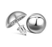 TEMPNAP Polished Dome Button Earrings Half-ball Studs for Women and Men Secure Fit Minimalist Boho Jewelry for Holiday Parties and Everyday Wear Versatile Chic Accessories