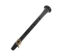 TEMPNAP Portable 8-hole Pocket Saxophone Mini Sax Black Woodwind Instrument for Travel and Beginners