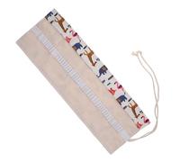 TEMPNAP Portable Canvas Colored Pencil Roll-up Bag Capacity Pen Organizer for Artists for Sketching Drawing and Painting Supplies Convenient Travel Storage Case