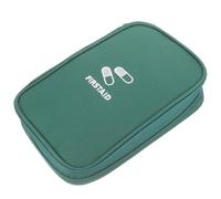 TEMPNAP Portable Medicine Bag Travel Nursing Bag Oxford Cloth Green Compact Emergency Kit Excellent Protection Lightweight Compact for Travel and Boat Use