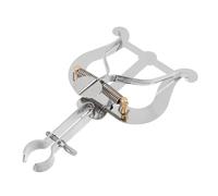 TEMPNAP Portable Metal Music Stand Lyre Clip for French Horn Weatherproof Wind-resistant Music Holder with Strong Clamp Compact Travel-friendly Instrument Accessory for Marching Bands