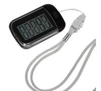 TEMPNAP Portable Walking Pedometer with Waist Lanyard for Seniors and Adults Simple One-button Step Counter for Steps and Miles Tracking Fitness Tracker for Walking and Daily Activity