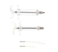 TEMPNAP Practical Stainless Steel and Plastic Material with 10ml and 30ml Capacity Portable Bird Feeding Syringe and Hand-feeding for Parrot and Sick Birds in Parakeet Cage
