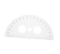 TEMPNAP Protractor for Geometry Angle Measurement Tool Lightweight Portable Ruler for Students for School Math Lessons Smooth Surface Design