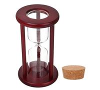 TEMPNAP Refillable Hourglass Decor 9.8X17Cm Glass Sand Timer with Cork for Home and Office Craft Projects