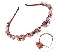TEMPNAP Shiny Crystal Hairband Baroque Style Holiday Party Headband for Women Wedding Accessories Festive Celebration Hair Hoop with Elegant Sparkling Design