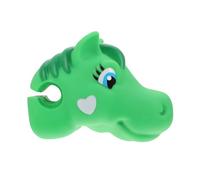 TEMPNAP Silicone Cartoon Horse Head Handlebar Ornament Scooter Decoration for Bikes Bike Accessory Enhancing Outdoor Play and Aesthetic Development