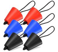 TEMPNAP Silicone Kayak Scupper Plugs 6 Pcs for Raft with Cord