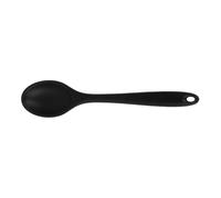 TEMPNAP Silicone Small Mixing Spoon Nonstick Kitchen Cooking Spoon Heat-Resistant Black Silicone for Home Cooking and Stirring