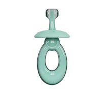 TEMPNAP Silicone Training Toothbrush and Blue Mushroom and Ring Shape Soft Tooth Brush that Will Not Hurt Gums or Teeth for Dental Care and Cleaning