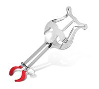 TEMPNAP Silver Iron Trumpet Marching Lyre Music Clip Sheet Music Holder Secure Grip for Clarinet Oboe Bands Portable Stand for Outdoor Performances