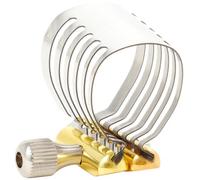 TEMPNAP Silver Stainless Steel Saxophone Ligature with Smooth Surface and Convenient Installation Sturdy Saxophone Clamp Accessories