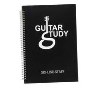 TEMPNAP Six-line Score Book Guitar Chord Book Music Score for Practice Portable Guitar for Teaching and Learning