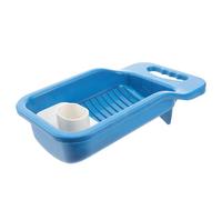 TEMPNAP Small Personal Laundry Washboard for Hand-washing Socks and Clothes, Labor-saving Compact Blue Washboard Suitable for Household and Travel Use Random Style