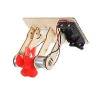 TEMPNAP Small Wind Generator Model Kit DIY Educational Science Experiment Plaything for Safe Materials Enhance Learning Hands Skills for Teaching Basic Mechanical Principles