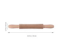 TEMPNAP Spaghetti Rolling Pin with Threaded Pattern, Professional Dough Roller for Pasta and Baking, Kitchen Rolling Stick for Homemade Dough and Cooking