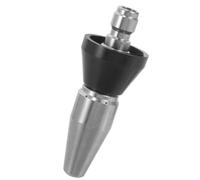 TEMPNAP Stainless Steel Pressure Washer Nozzle with 1/4 Inch Internal Thread, Lightweight and Flexible Sprayer Nozzle for Sewer Unclogging and Cleaning Machine Use