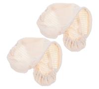 TEMPNAP Stretchable Polyester Armrest Cover for Computer Swivel and Gaming Chairs, Comfortable Elastic Office Chair Armrest Protector Slipcover, Minimalist White Design for Home Use