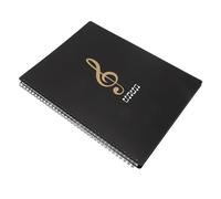 TEMPNAP Sturdy A4 Music File Folder with 30 Pages Capacity, Practical Pp Material Sheet Music Binder for Home Projects, for School Students and Piano Learners