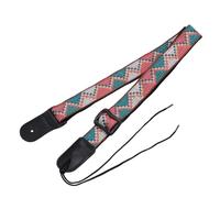 TEMPNAP Sturdy Ukulele Strap Nylon and Leather Material, Easy to Install and Remove, Bohemian Style Practical Ukulele Accessory for Folk and World Instruments