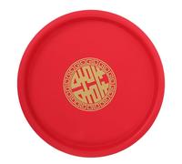TEMPNAP Traditional Chinese Wedding Style Red Appetizer Serving Tray with Wide Applications and Easy to Clean, for Family and Restaurant Use