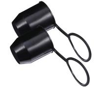 TEMPNAP Trailer Coupling Universal Plastic Towing Hitch Cover with Locking Ring, 2 Pcs 50mm Ball Head Protector Suitable for Truck and Car Towing Hitch Applications