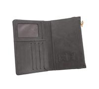 TEMPNAP Travel Document Cover RFID Passport Holder with Multiple Card Slots Wear Resistant Design for Immunization Cards and Id Protection Deep Grey