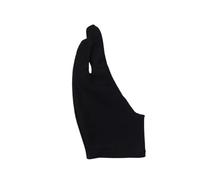 TEMPNAP Two Painting Gloves for Artist's Drawing and Sketch Curved Design Wrist and Thumb Support in Black Options
