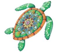 TEMPNAP Vintage Iron Turtle Wall Decor Hanging Sculpture for Home and Garden, Sturdy Metal Tortoise Ornament Not Easy to Break Or Fade, Cottage Core Decoration and Housewarming