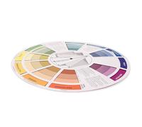 TEMPNAP Watercolor Painting Color Wheel Paper Tool Gradient Effects and Accurate Color Representation for Art Class and Colour Mixing Guide
