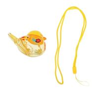 TEMPNAP Waterfowl Whistle Seals Plate Creatures Cute Water Warbler Handle Bubble Seagull Ornament Gauge Custom Toaster Decorative Cover Power Module Bird Adapters Duster Pot Yellow Plastic