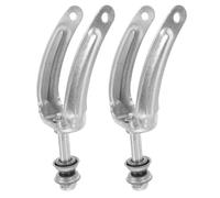 TEMPNAP Wheelchair Front Wheel Bracket Replacement for Manual and Electric Wheelchairs - Steel Zinc-Plated Fork with Bearings Easy Installation Improved Comfort Supply Accessories